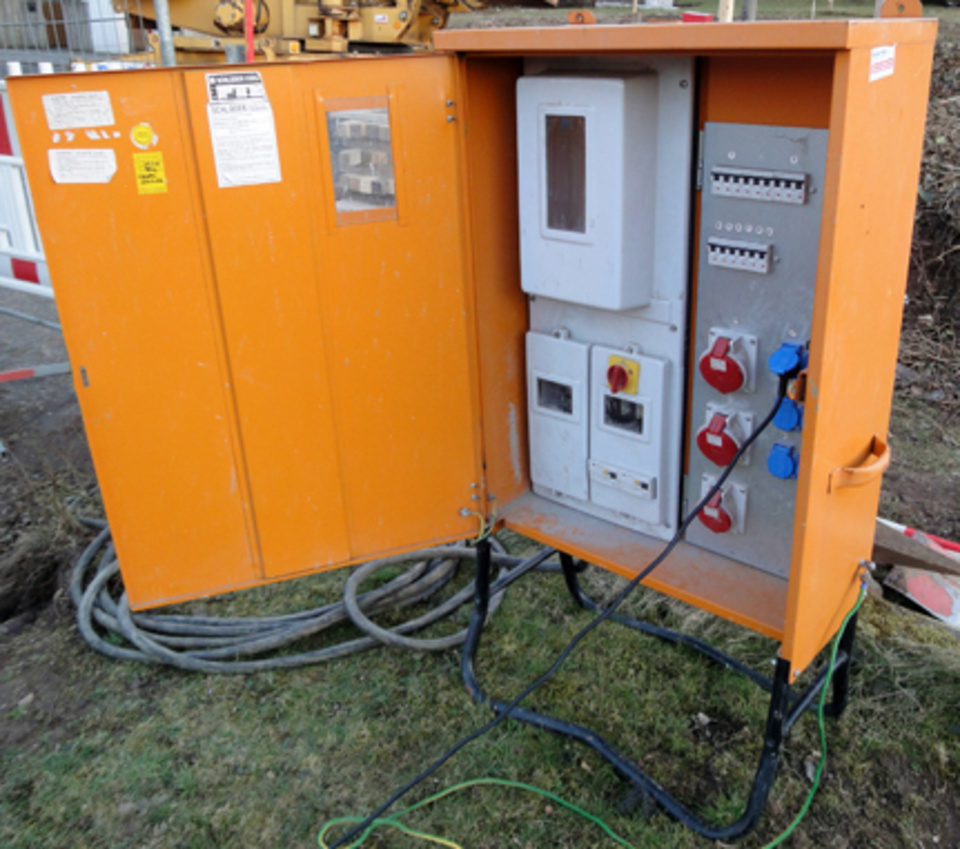 Baustromkasten bei Madei Elektro in Grettstadt