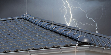 Äußerer Blitzschutz bei Madei Elektro in Grettstadt