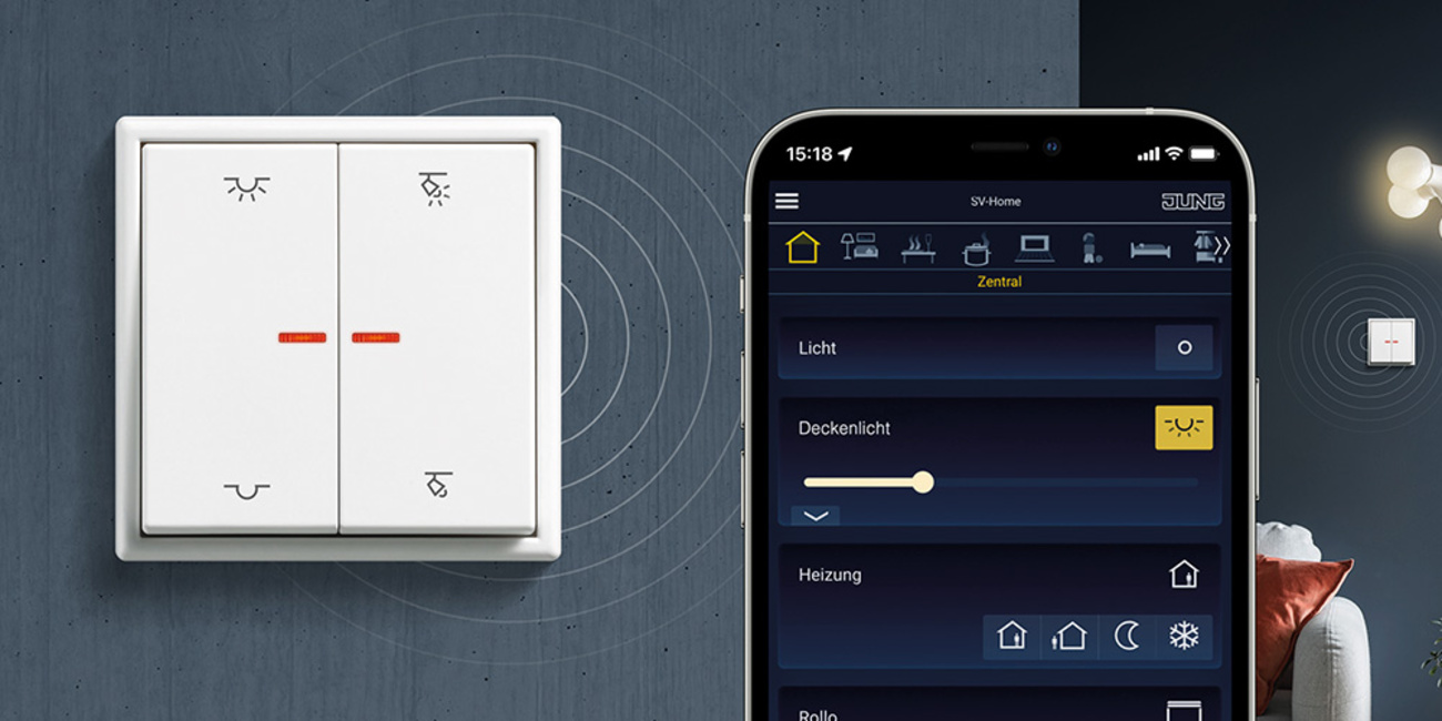 KNX RF Taster bei Madei Elektro in Grettstadt